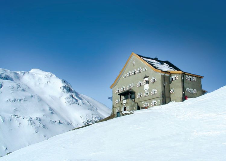 Hochjoch Hospiz im Winter