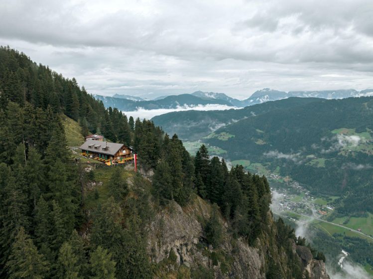 Hütte außen