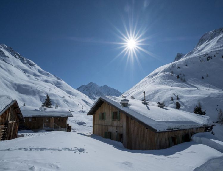 Schweinfurter Hütte Winter